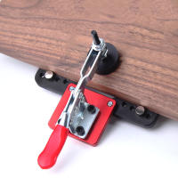 Kit De Guía Para Huecos Ocultos 35mm Herramienta De Perforación De Madera De Aleación De Aluminio Plantilla De Punzón Localizador De Huecos Para Carpintería - details 5