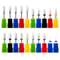 Bit De Uñas Cerámico Para Torno De Uñas Y Peluquería Pedicure 3/32" Mango Con Cerámica Accesorio De Máquina Eléctrica Para Arte De Uñas - details 1