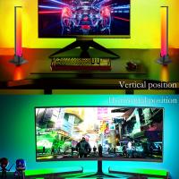 Lámpara Inteligente De LED RGB Con Control Bluetooth APP Luz Nocturna Para Decoración De Habitación De Juego Y TV Rítmica De Música - details 5