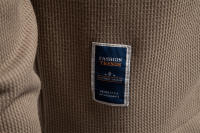 2024 otoño e invierno nuevo estilo terciopelo engrosado waffle chaqueta de punto con solapa para hombre abrigo con bolsillo tops para hombres - details 24