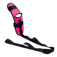 Correa elástica para los músculos del pie, la pantorrilla y los isquiotibiales, dispositivo de estiramiento guiado para corregir la postura, rosa - details 0