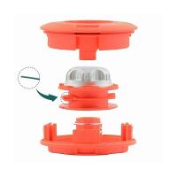Cabeza De Trimmer De Nylon M10 Aluminio 2 Líneas Motocultor De Gasolina Para Cortar Grama Universal Bump Feed Line Strimmer 1PC - details 5