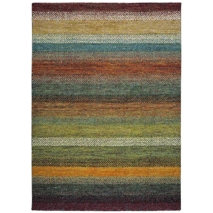 ATTICGO Alfombra de Interior Estilo Geométrico en Multicolor - Gio 22656 | 80X150, 120X170, 140X200, 160X230 cm - 1