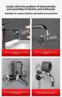 Juego De Herramientas Multifuncional 16 En 1 Llave Para Grifo De Cocina Y Baño Reparación De Tubos Y Desmontaje De Aerator - details 3