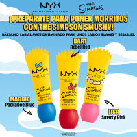 Nyx Professional Makeup | Simpson Smushy Bálsamo Labial, Smarty Pink. Labios increíblemente suaves, hidratados y con un acabado mate difuminado, modulable y cómodo durante todo el día. - details 3
