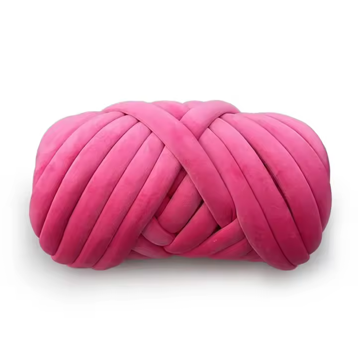 Hilo Grueso De Velours Super 1000g Para Tejer a Mano Alfombra Grande Para Mascota Cama De Peluche Suave Y Cómoda En Blanco - 1