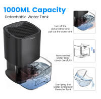 Deshumidificador Portátil BALASHOV Para Hogar Y Oficina Secador De Aire Mudo Absorbedor De Humedad Para Dormitorio Y Cocina Con Enchufe EU/US - details 4