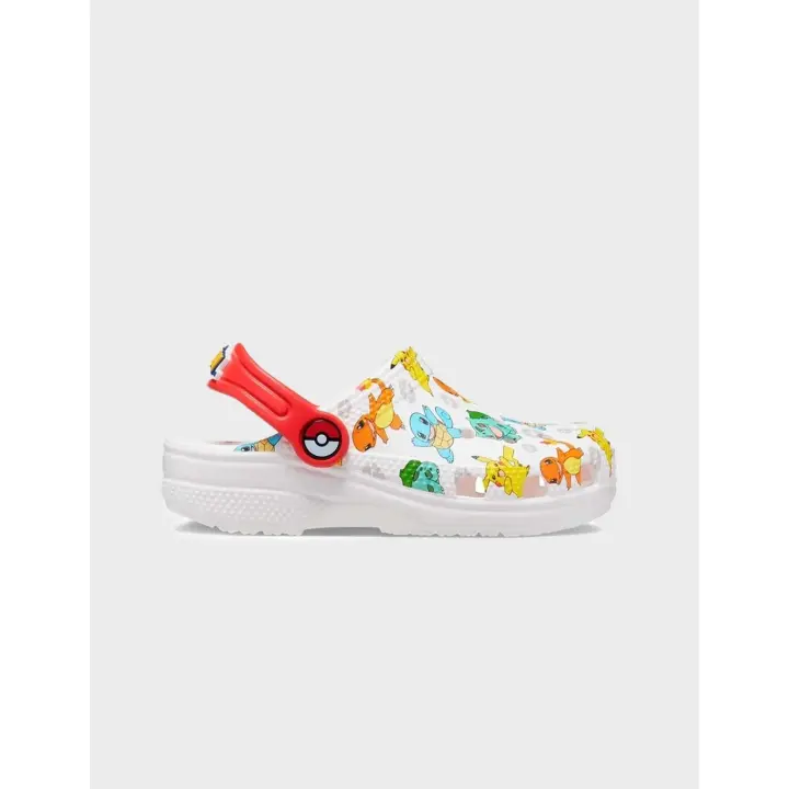 Crocs Classic Pokemon Clog K zuecos blanco para niño y niña - 1