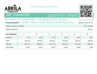 FABRILAMP ALTA GAMA Ventilador Dc Emperador 72w Negro/haya 3aspas Desplegables 108d 7200lm 3000-4000-6000k Remoto+ Memoria+ Temporizador Incluye mando a distancia y dos tijas de 10 y 25 centímetro CALIDAD DE CONFIANZA - details 2