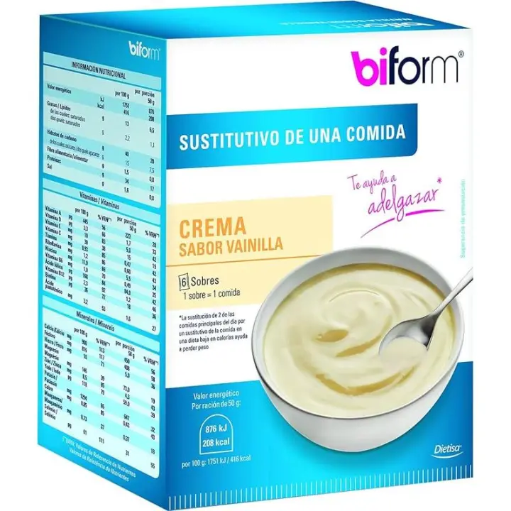DIETISA - biform - Sustitutivos para Adelgazar - Crema Vainilla 300 g - 1