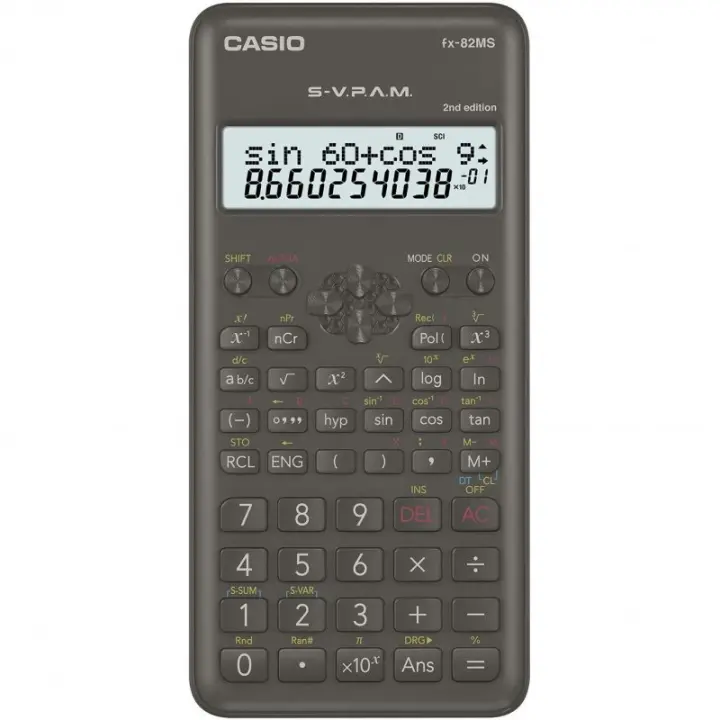 Casio fx-82ms 2nd edition black scientific calculator - 1