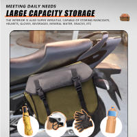Bolsa De Sillín Impermeable De Lona Para Motocicleta Capacidad Alta Para Honda Shadow Suzuki DR 650 Accesorios De Viaje - details 5