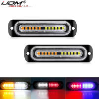 Luz De Advertencia LED Para Coche Estroboscópica De Emergencia Para Camiones Y Remolques Con 12 LEDs Pattern Diversos Para 12V 24V Instalación Universal - details 0