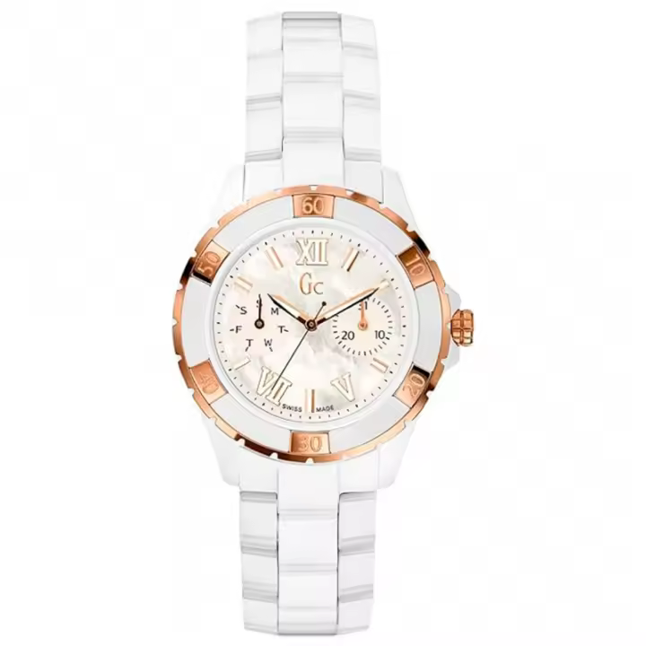 Reloj De Pulsera Gc Guess X69003l1s Para Mujer Multifuncion 100m - 1