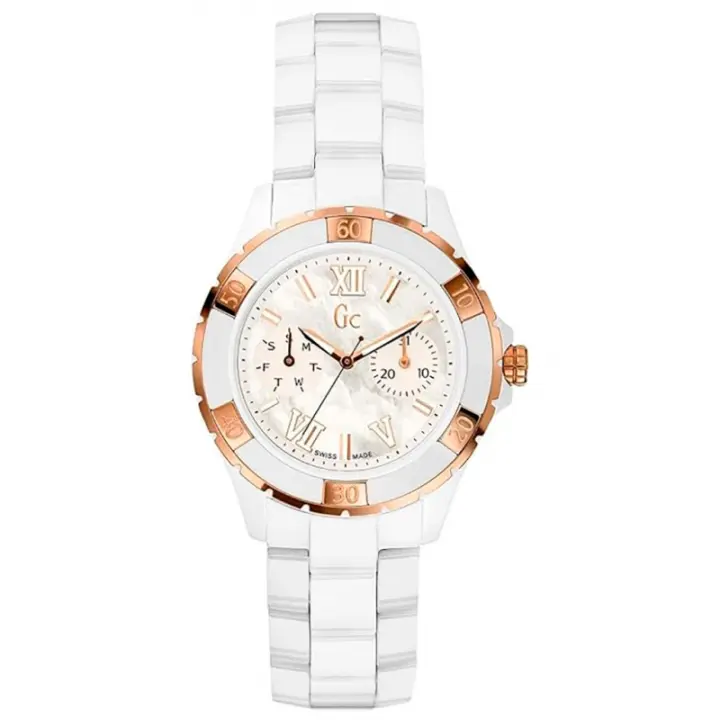 Reloj De Pulsera Gc Guess X69003l1s Para Mujer Multifuncion 100m - 1