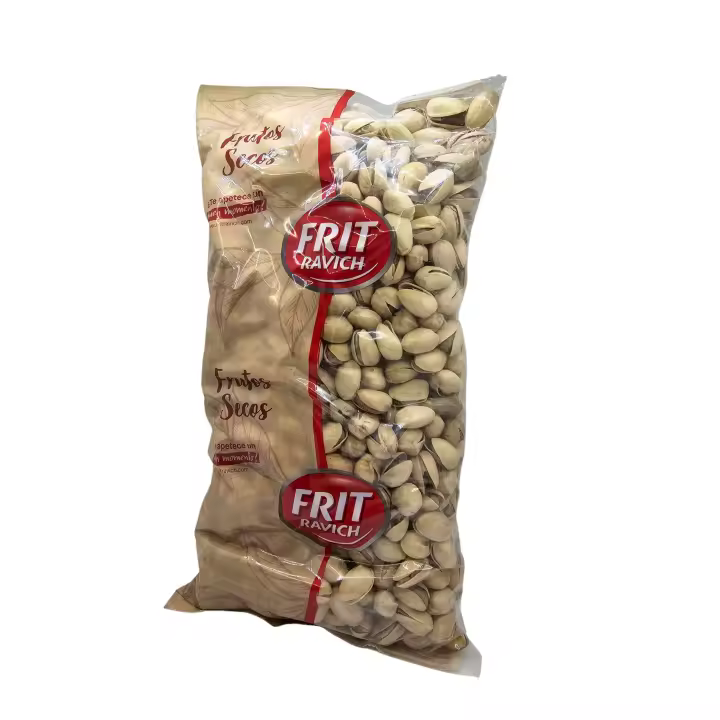 PISTACHOS TOSTADOS Y SALADOS FRIT RAVICH  1KG,ALTA CALIDAD ,FUENTE DE PROTEÍNAS, GRASAS SALUDABLES Y FIBRA,DE EE.UU - 1