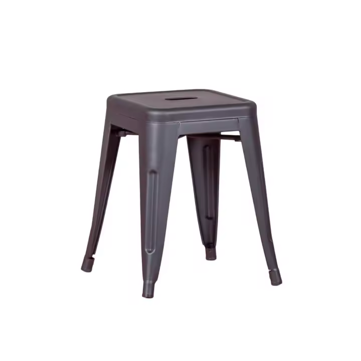 Nest Dream - Taburete bajo industrial en acero (45cm) - Bistro - 1