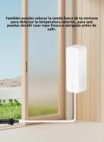 Sensor De Temperatura Y Humedad WiFi Tuya Con Probing Externo Para Hogar Inteligente Monitorización Por APP Para Plantas Acuario Vino - details 5