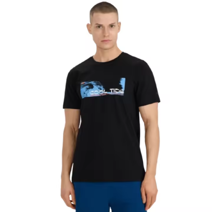 CAMISETA 4F REGULAR DE HOMBRE CON ESTAMPADO. TTSHM2030 Negra - 1