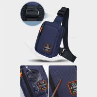 Bolsa De Pecho Deportiva Para Hombre Bolsa Transversal De Hombro Estilo Oxford Moda Casual Bolsa De Mano Para Viaje Y Teléfono - details 1