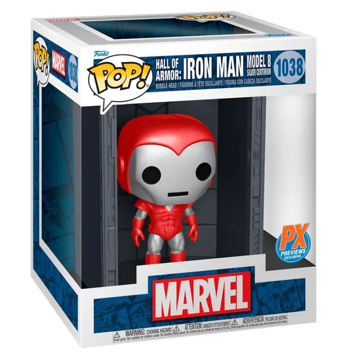 Figura Pop Deluxe Marvel Hall Of Armor Iron Man Model 8 Excl-Figura de Vinilo Coleccionable - Idea de Regalo- Mercancia Oficial - Juguetes para Niños y Adultos - Movies Fans - Muñeco para Coleccionistas y Exposición - 1