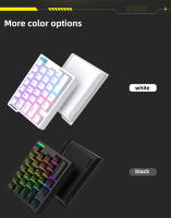 TECLADO MECÁNICO HE30 29 TECLAS MAGNETIC SWITCH TRIGGERS RÁPIDOS GAMER E-SPORTS USB CONECTADO a TRAVÉS DE CABLE Multicolor - details 8