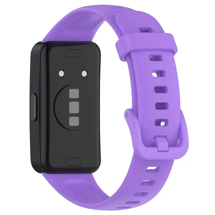 Para Huawei Banda 8 Correa de Reloj de silicona Banda de Reloj suave transpirable con hebilla - 1