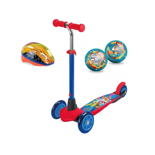 Pack EXCLUSIVO de Patinete infantil 3 Ruedas BLUEY con Casco y pelota diseños BLUEY - 1