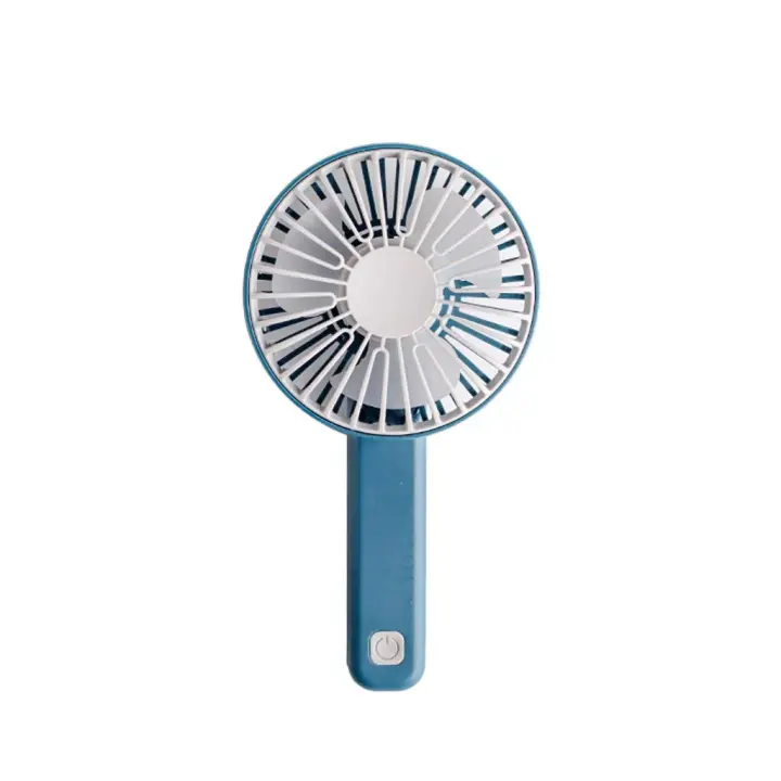 PORCHEDDU Mini ventilador portátil Ventilador de mano recargable USB (Azul) - 1