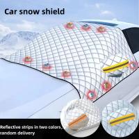 Protector De Nieve Para Coche Cubierta De Invierno Para Parabrisas Frontal Protección Contra La Nieve Y El Hielo Para Invierno - details 0