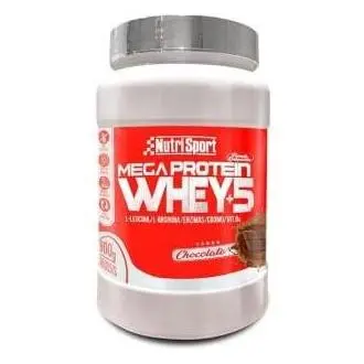 Nutrisport Mega Protein Whey 5 Chocolate 900G - 1