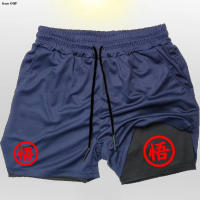 Pantalones Cortos De Entrenamiento Para Hombre Z Goku Anime Quick Dry 2 En 1 Running Gym Outdoor Verano Material Poliéster - details 4