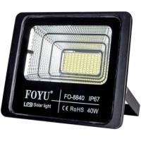 COSHANO Foco LED 40W  exterior solar luz blanca 6500K 110 Leds IP67 mando a distancia sensor crepuscular ahorro energético A - details 0