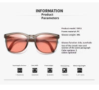 Gafas Plegables De Moda Para Hombres Y Mujeres Para La Calle Y Fotografía Deportiva Equipo De Fitness Al Aire Libre - details 9