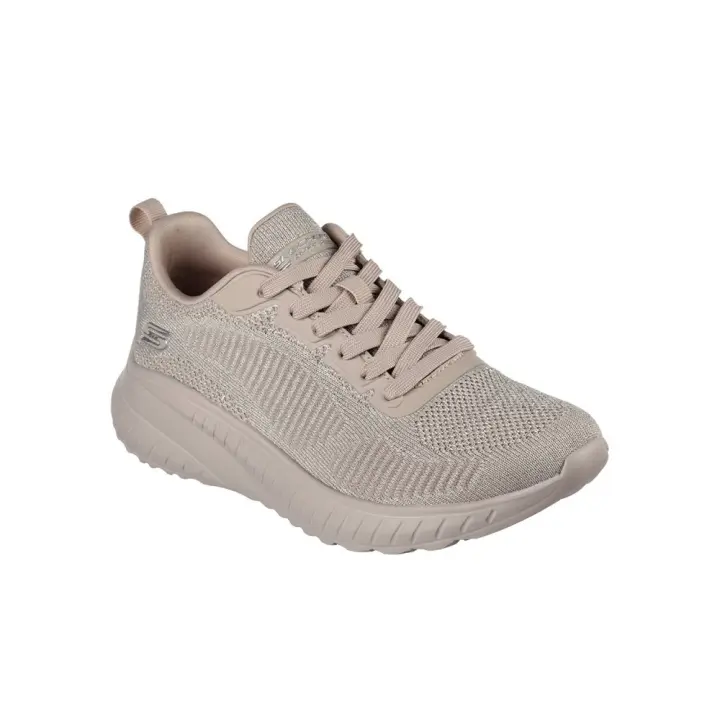 Sneakers Skechers Bobs Squad Chaos Mujer Taupe - 1