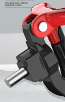 Soporte De Ganchos Para Casco Y Maleta SEAMETAL Accesorios De Motocicleta De Aluminio Doble Gancho Para Bolsas De Mano Y Equipaje - details 5