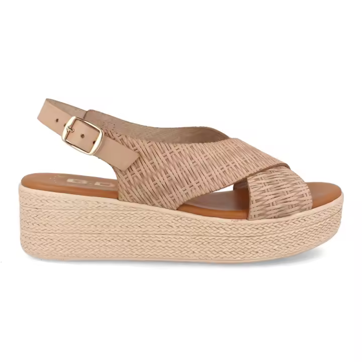 Sandalias de piel para mujer modelo Bda 38358 con hebilla made in Spain by Bda Shoes - 1