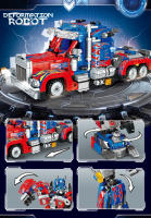 Set De Construcción Transformable ToylinX 478 Piezas Robot Y Camión 2 En 1 Bloques Constructivos Para Niños Regalo De Navidad - details 3