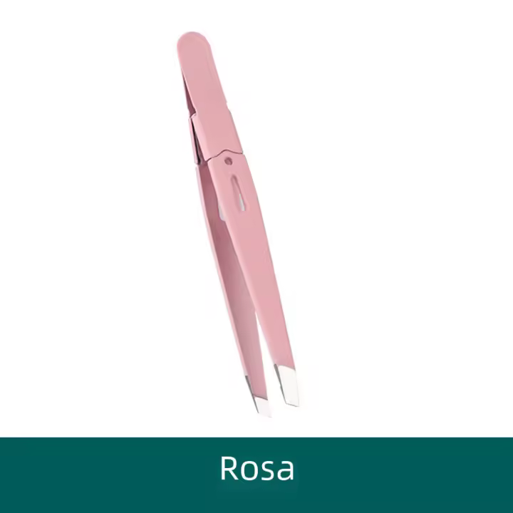 Tijeras De Cejas De Acero Inoxidable De Alta Calidad Herramientas De Maquillaje Para La Eliminación De Pelo Fino Y Colorido Clips De Ojo Slanted - 1