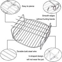 Estante para freidora de Aire-Estante de Doble Capa para pinchos, accesorios multiusos de Maple inoxydable para freidora - details 4