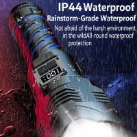 60W Super Brillante 50000 Luces Antorcha telescopio Doble abierta de Largo interior con Pantalla LED Digital - details 0