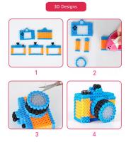 Perler Bolas Cuadradas 2.6mm/5mm Para Tablero De Puzle 3D Juguetes Educativos Para Niños Hama Bola De Jigsaw Brinquedos - details 6