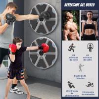 Máquina de boxeo de música inteligente, bolsa de arena de objetivo de pared, entrenamiento de reacción de agilidad relajante - details 1