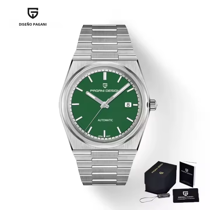 Reloj Mecánico De Pulsera Pagani Design 2024 NH35 Para Hombre Con Cristal De Zafiro AR Acero Inoxidable Resistente Al Agua 10 Barra - 1