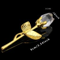 Regalo De Día De La Madre Para Novia Flor De Cristal Roja Eterna En Amor Para Aniversario Y Bodas Decoración De Hogar Para Fiesta - details 8