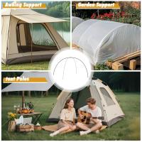 Palo De Sombra Plegable De Aluminio 8MM Para Acampar Al Aire Libre 3.6/4.3M Accesorio De Refuerzo Para Canopy Y Refugio - details 7