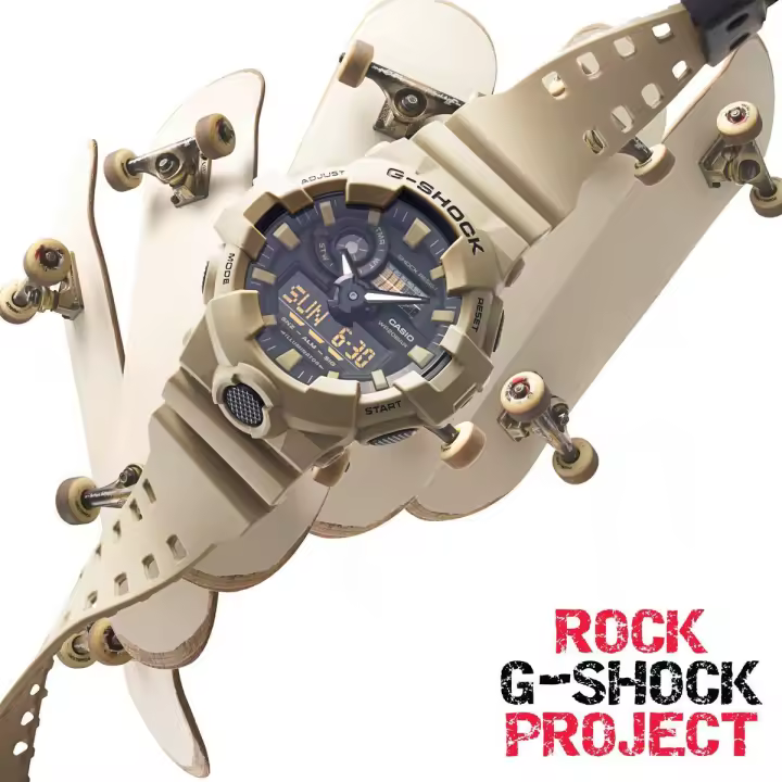 reloj deportivo hombre Casio G-Shock Analog / Digital GA-700UC-5A 53.4mm 200m WR resistente a los golpes correa de silicona - 1