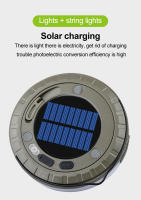Cinta De Luz Decorativa Para Acampar LED Solar De 10M Con Gancho Magnético Trasero Y Soporte a Prueba De Agua Para Exteriores - details 1