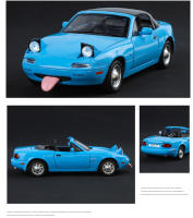 Coche De Escala Mazda Miata MX-5 MX5 De 1:24 En Aleación Con Sonido Y Luz Vehículo De Colección Para Niños Modelo Metálico Para Juguete - details 14
