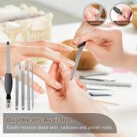 Set De Manicura 26pcs Kit De Cuidado De Uñas Con Pincel Y Pluma Para Arte De Uñas Accesorios De Uñas Kit De Manicura Para Hombres Y Mujeres - details 5